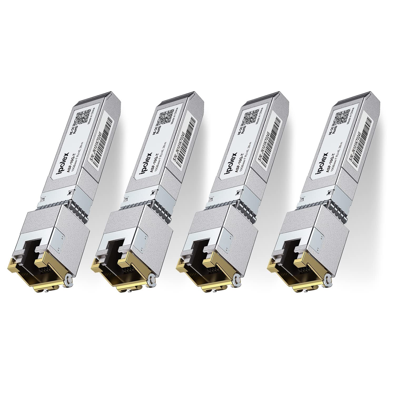 ipolex 1.25/2.5/5/10G SFP+ to RJ45 Transceiver, 10GBase-T Copper SFP+ Module,...