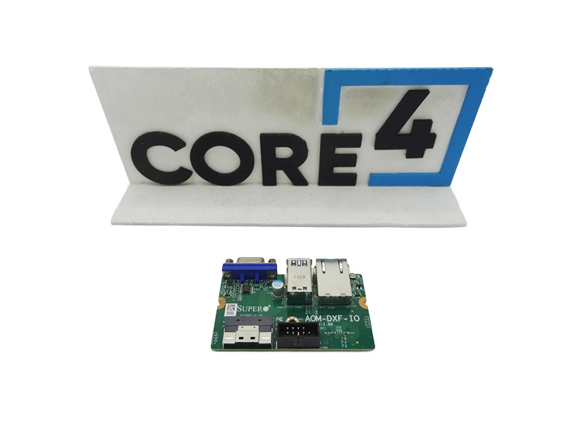 SUPERMICRO AOM-DXF-IO Rear I/O board with VGA, RJ45 management, USB, and COM