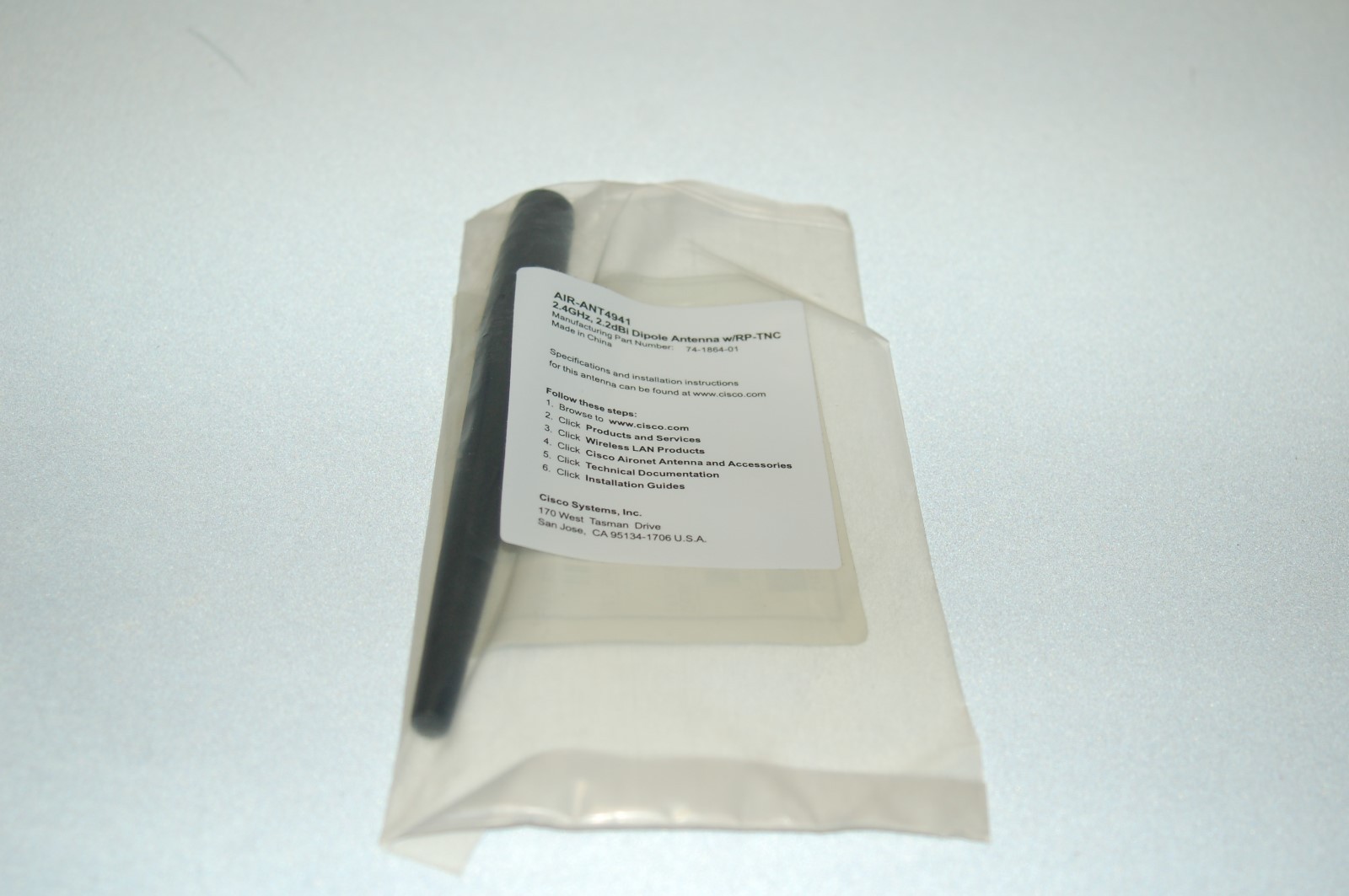 Cisco - AIR-ANT4941 - Aironet 2.4GHz Articulated Dipole Antenna- New In Package 