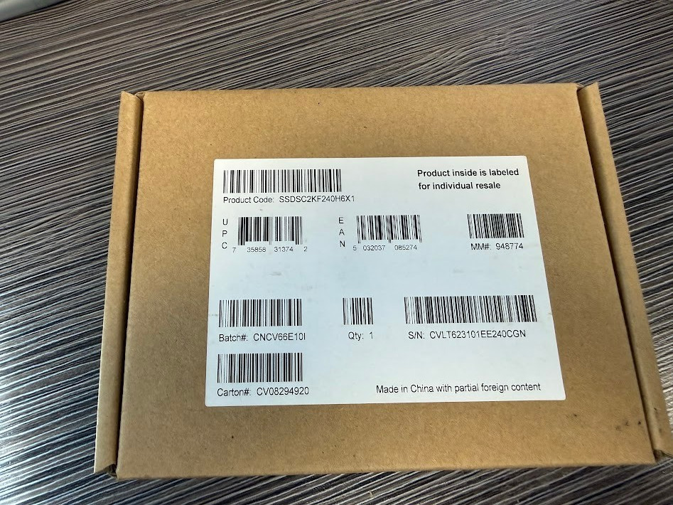 Intel 540s 240GB 2.5" SATA 6Gb/s 7mm SSD - SSDSC2KW240H6X1 New in sealed box