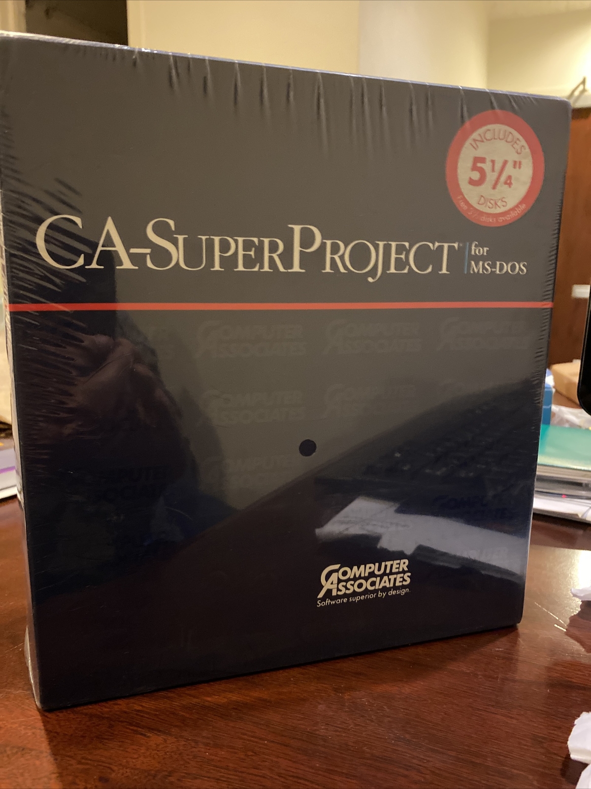 BRAND NEW CA-SuperProject For MS-DOS Still In Shrink Wrap. Absolutely RARE.