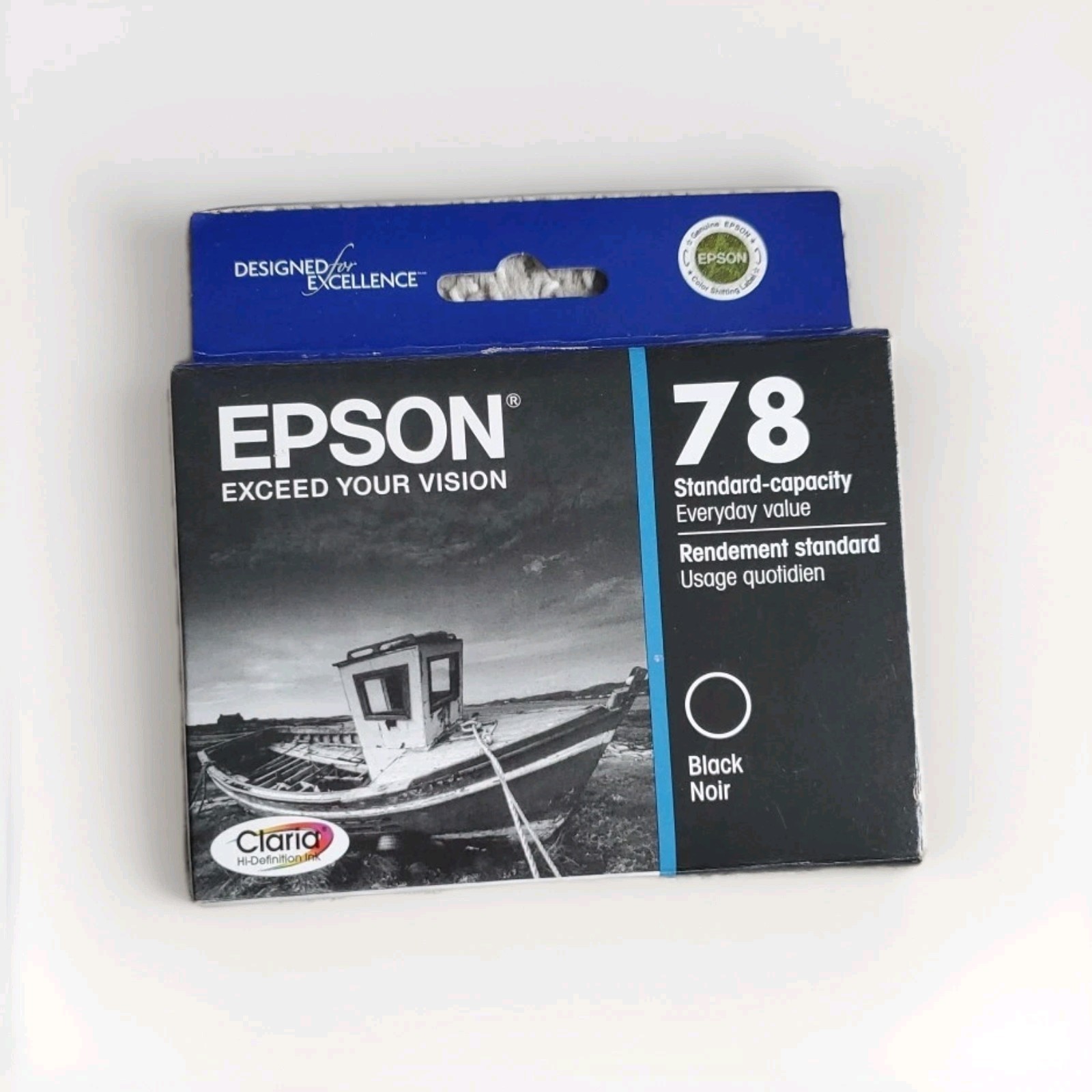 NEW SEALED Epson 78 Claria Hi-Definition Black Ink Cartridge T078120
