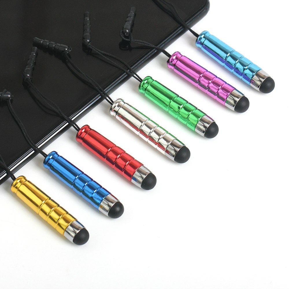 3.5mm dust plug Touch Screen BULLET STYLUS Pen Universal For iPhone iPad Tablet