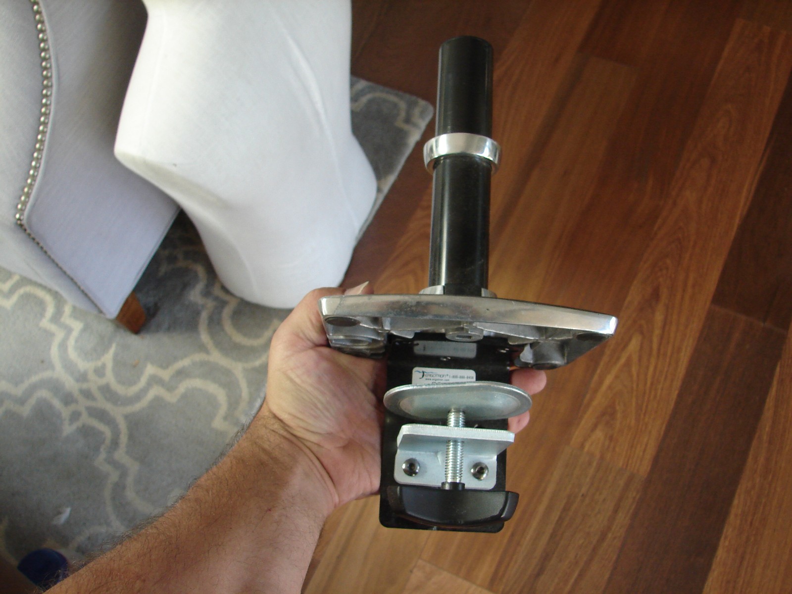 Ergotron Desk Mounting Pole And Clamp 45-241-026