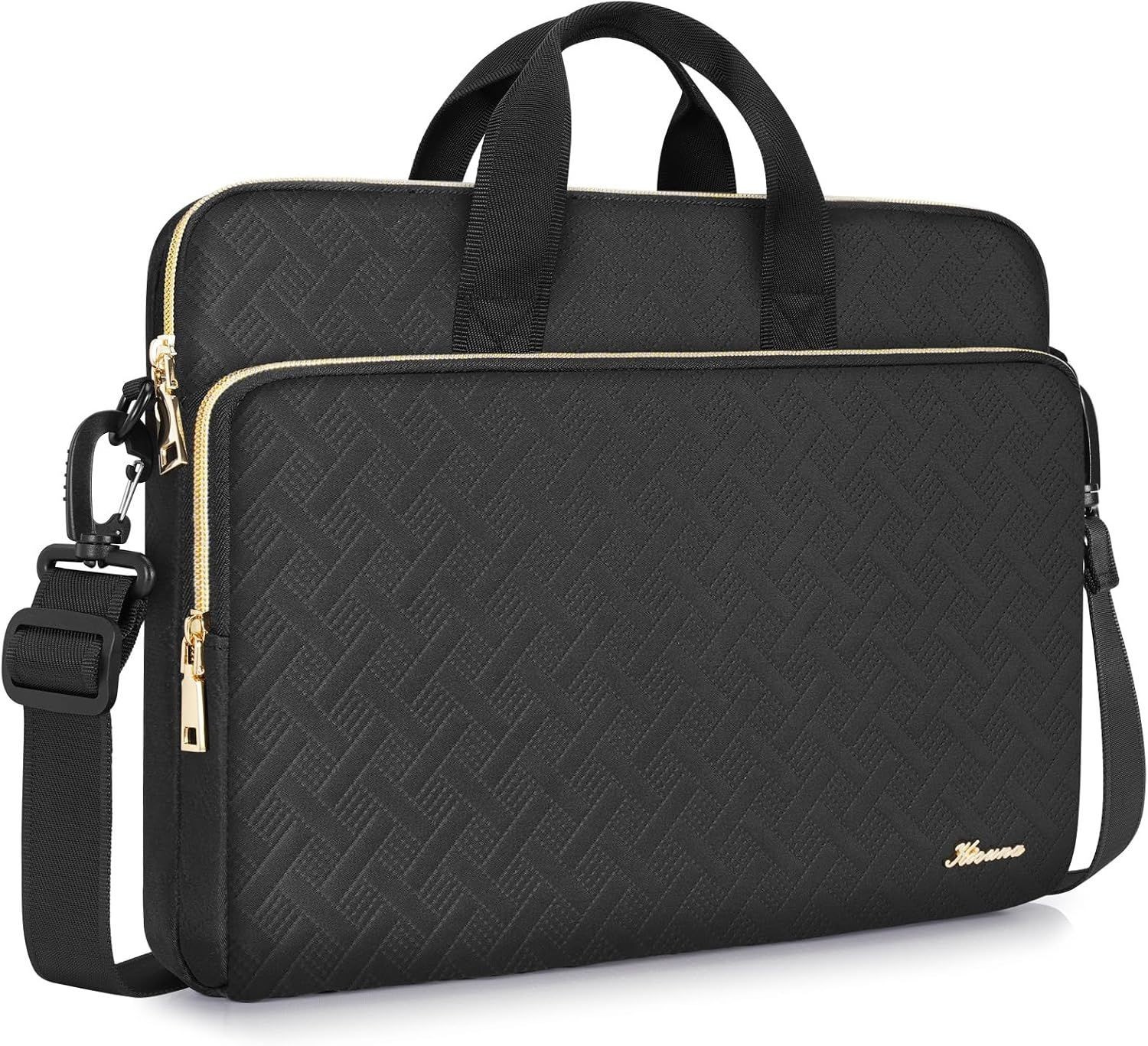 Sleeve for 13 Inch Laptop, Shoulder Bag for 14" MacBook Pro, Black