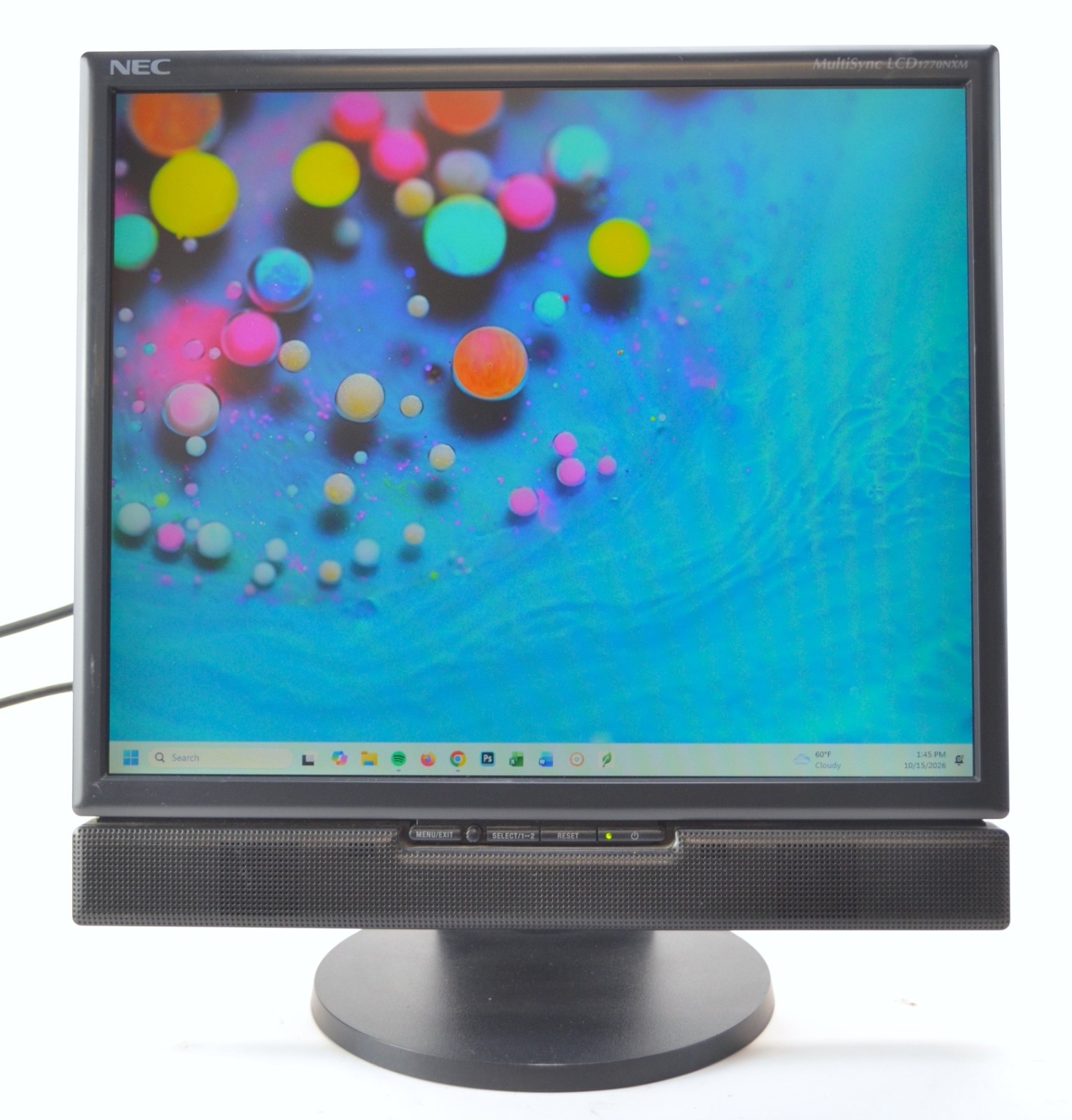 NEC MultiSync LCD1770NX 17” Monitor with Stand VGA/DVI Speakers