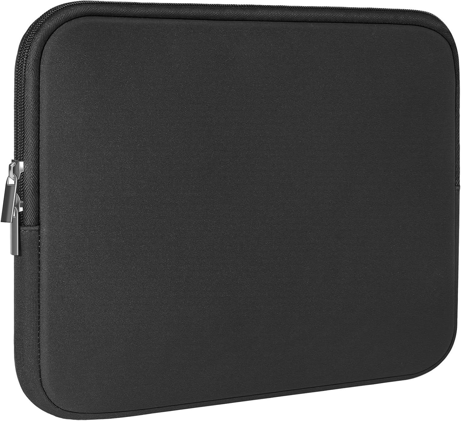 Sleeve for 15.6 Inch Laptop, Padded Protective Neoprene Carrying Bag, Black
