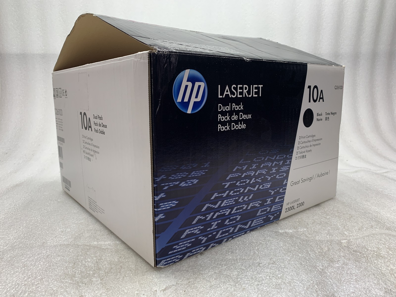GENUINE HP 10A Q2610D TONER CARTRIDGE BLACK DUAL PACK Open Box - Sealed bags