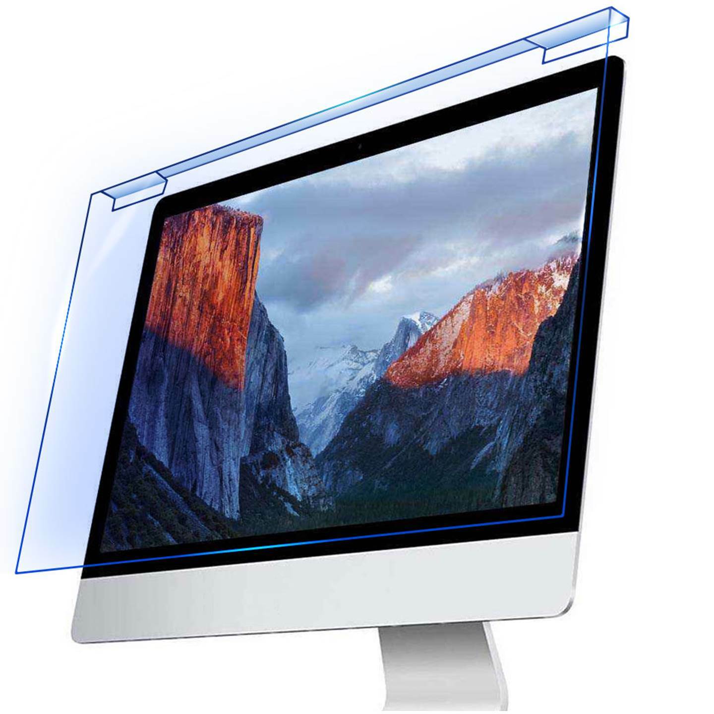 Anti Blue Light Screen Protector Hanging Panel Cover Guard Shield For iMac 27"