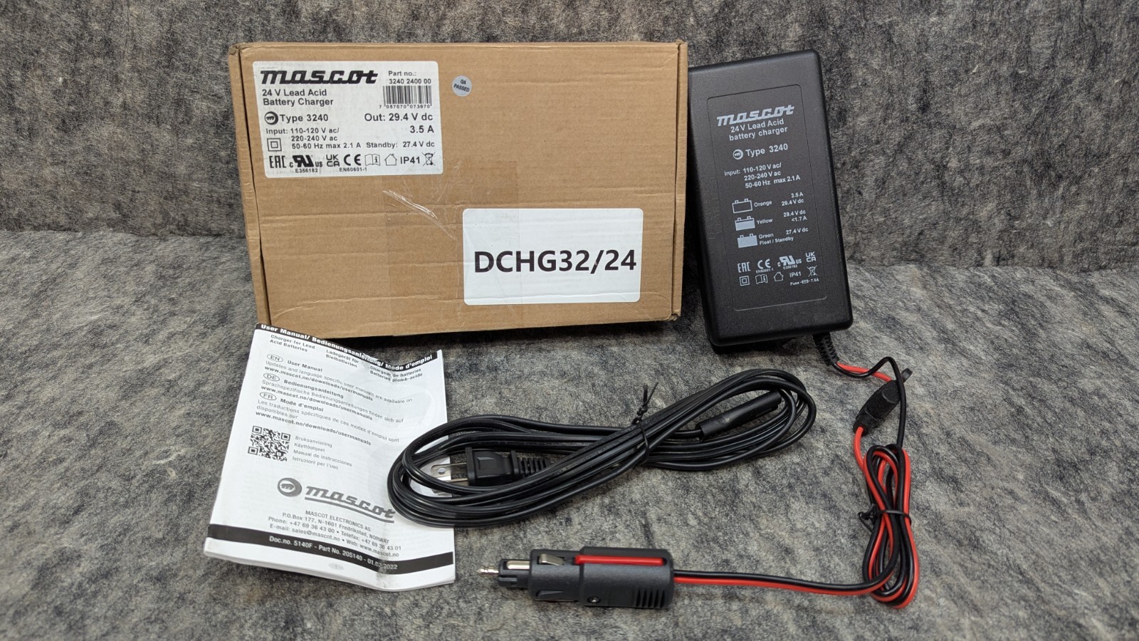Mascot 24V Lead Acid Battery Charger Type 3240 🔥NEW🔥