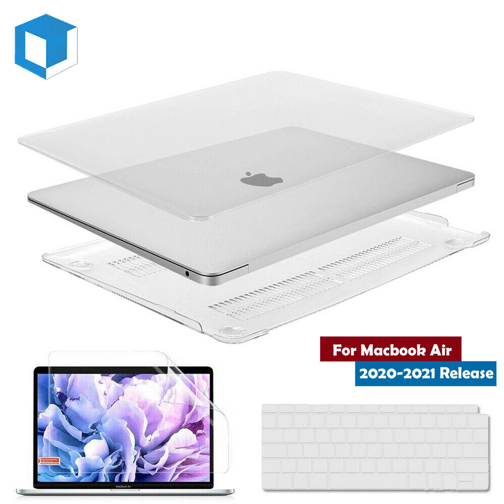 For Macbook Air 13" Clear Hard Case Keyboard & Screen Cover A2337/A2179 2020 M1