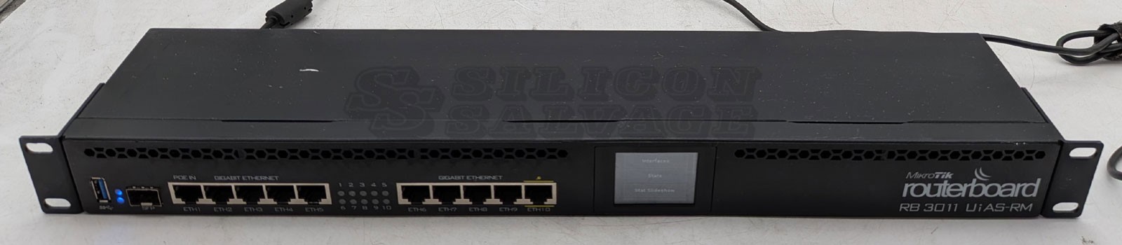 MikroTik RB3011UiAS-RM 10-Port Gigabit Ethernet Router