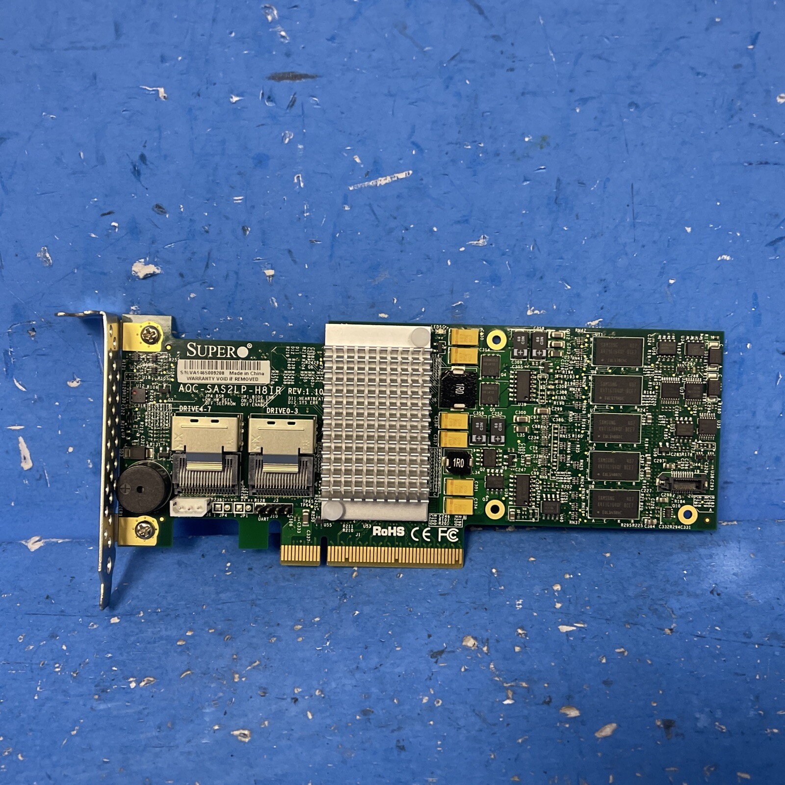 Supermicro 8-Ports 6Gbps SAS-2 SATA Drive 512MB Cache RAID-6  AOC-SAS2LP-H8IR