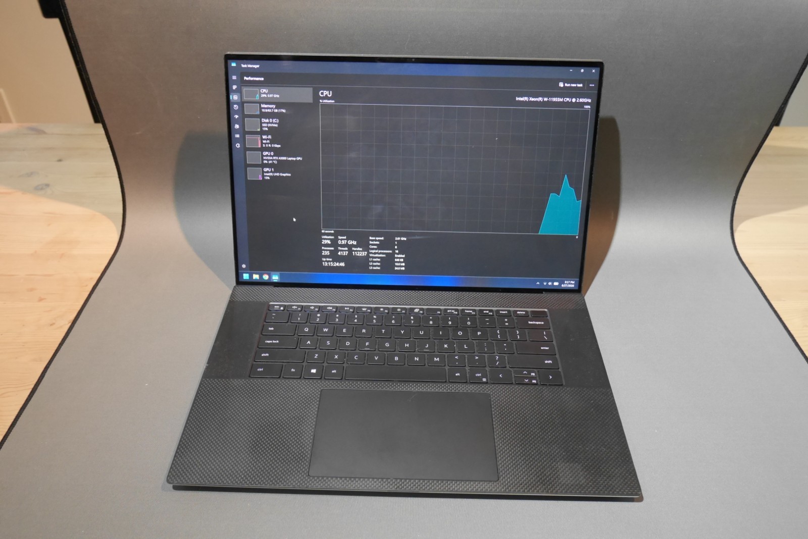 Dell Precision 5760 17 UHD TOUCH Xeon W-11955M 2.60GHz RTX A3000 64GB