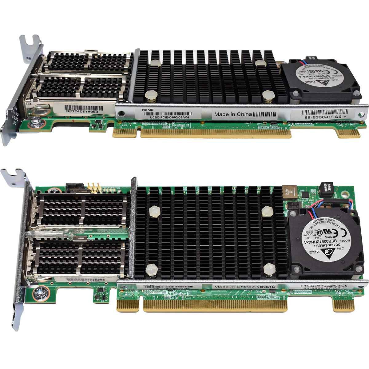 Cisco VIC 1385 UCSC-PCIE-C40Q-03 68-5350-07 2-Port QSFP+ 40GE FCoE PCIe 3.0x16