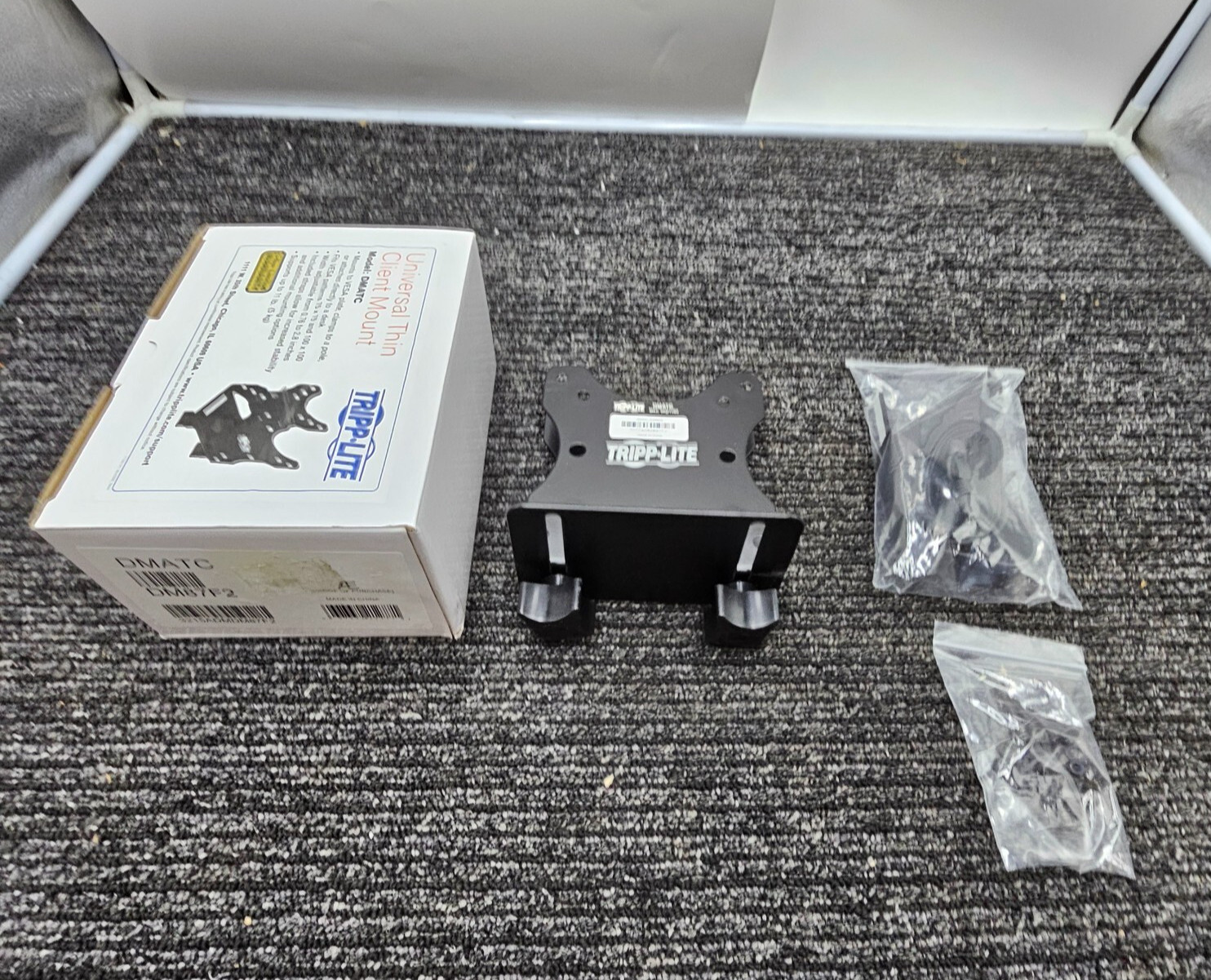 Tripp Lite DMATC Thin Client Monitor Mount Desktop Terminal Mounting Bracket