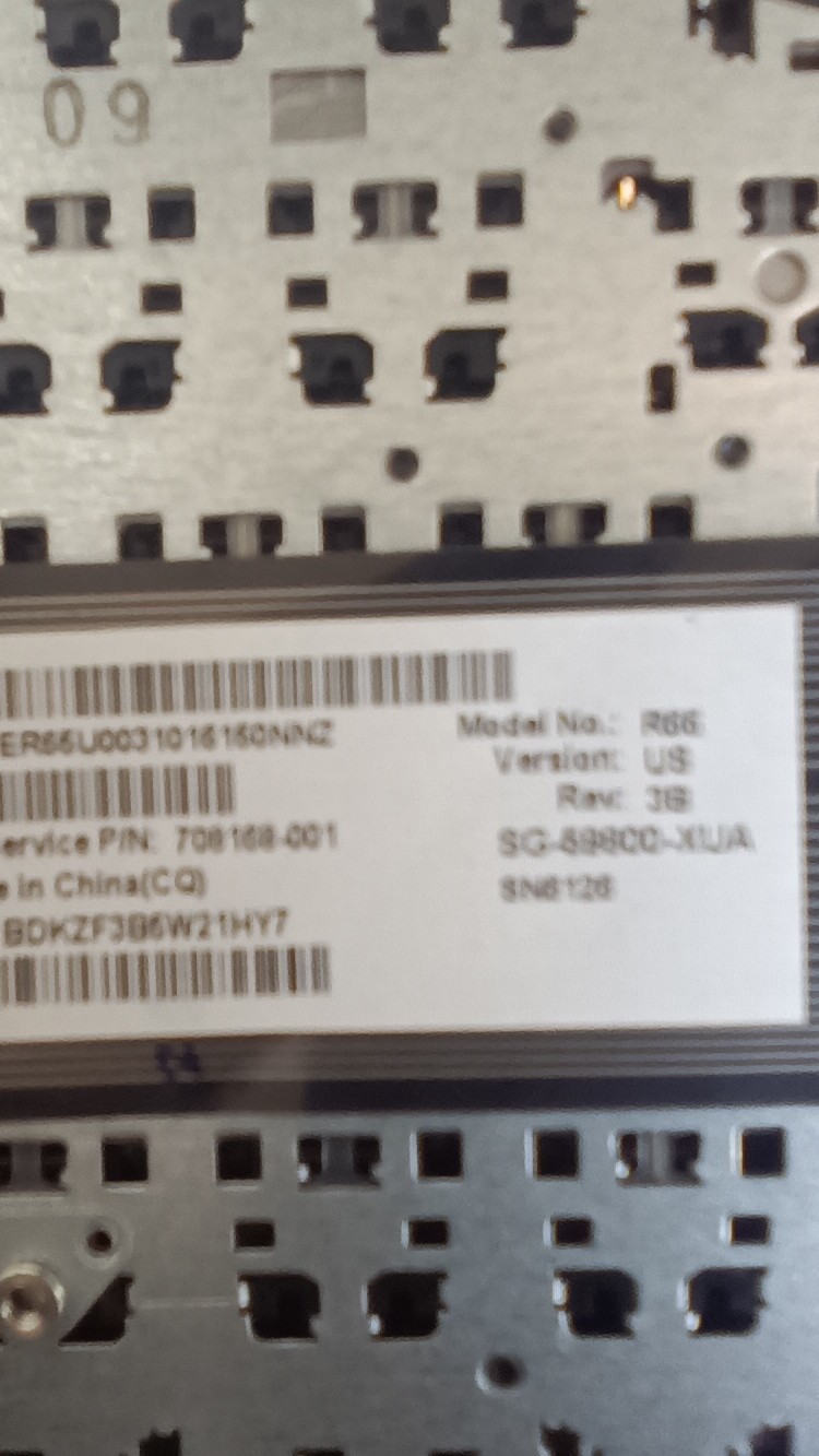 HP Replacement Laptop Keyboard US QWERTY Black 708168-001 for Pavilion CQ54043X1