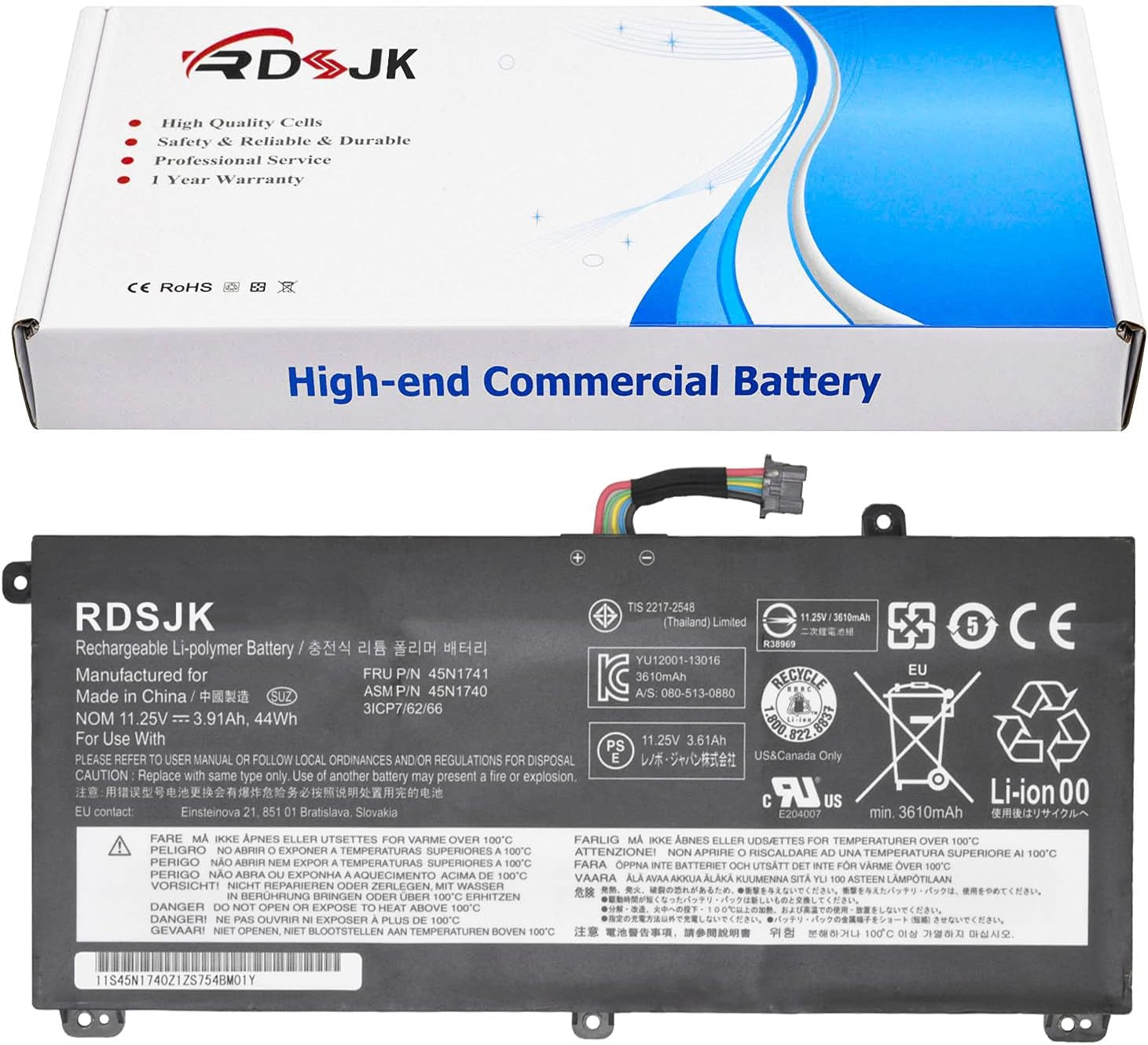 45N1740 45N1741 45N1742 45N1743 00NY639 Laptop Battery for Lenovo Thinkpad T550 