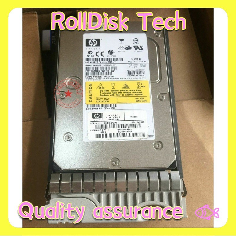 HP ST373453FC A7288A 0950-4386 A7288-64201 A7288-69001 HP03/HP05 15K FC 4MB #xh