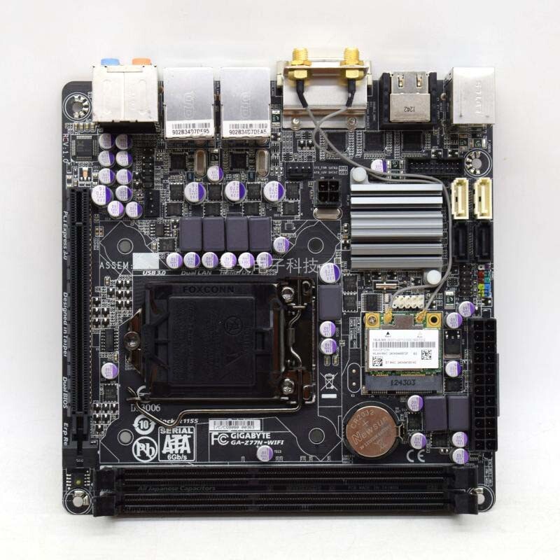 For Gigabyte GA-Z77N-WIFI Motherboard LGA1155 DDR3 Mini ITX Mainboard