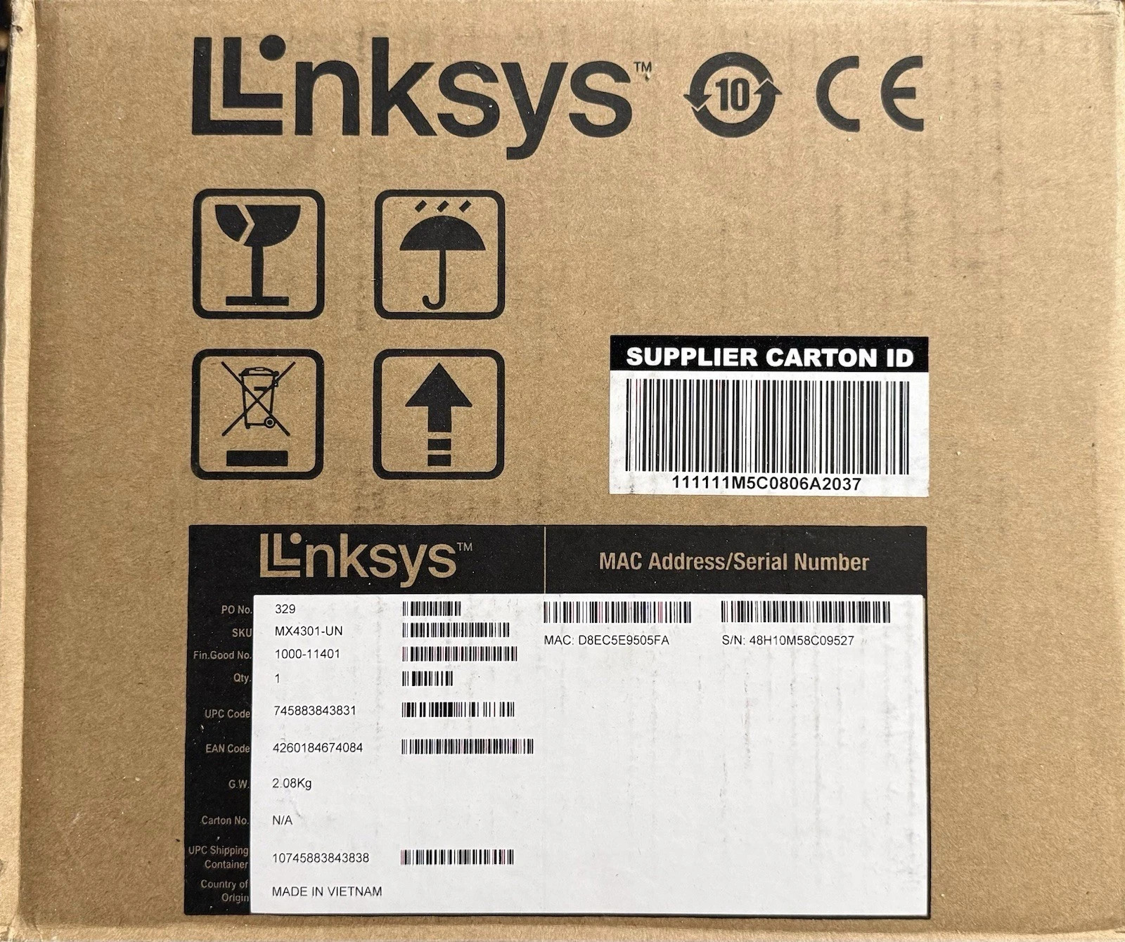 Linksys MX4300 MX4301 NEW Sealed