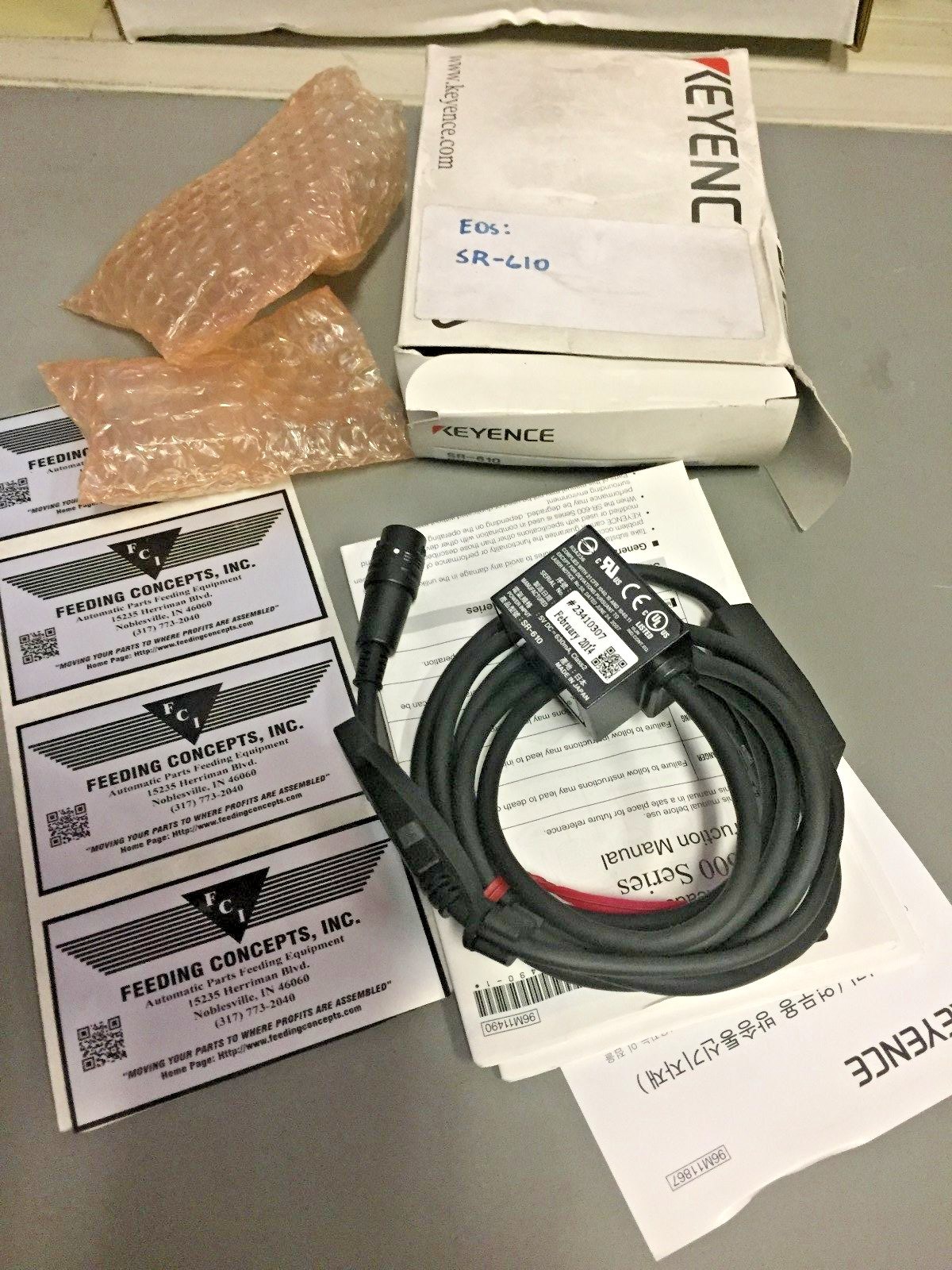 BRAND NEW Keyence Corp SR-610 Ultra Small 2D Code Reader Medium Distance