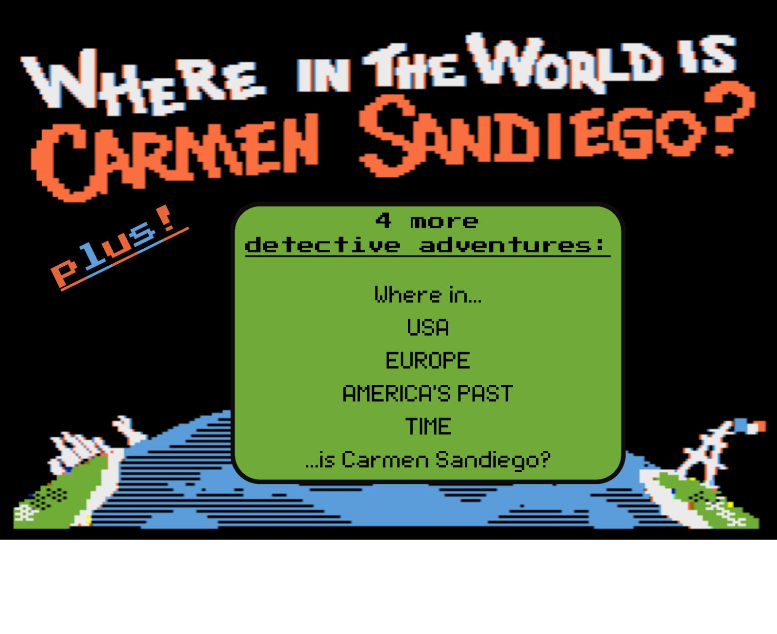 Carmen Sandiego Collection: 5 Games for Apple II Retro / Vintage Software 🍎➕🍏