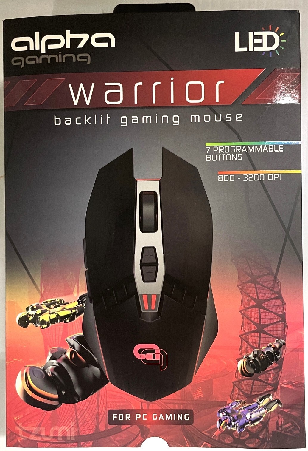 Alpha Gaming Warrior Backlit Gaming Mouse