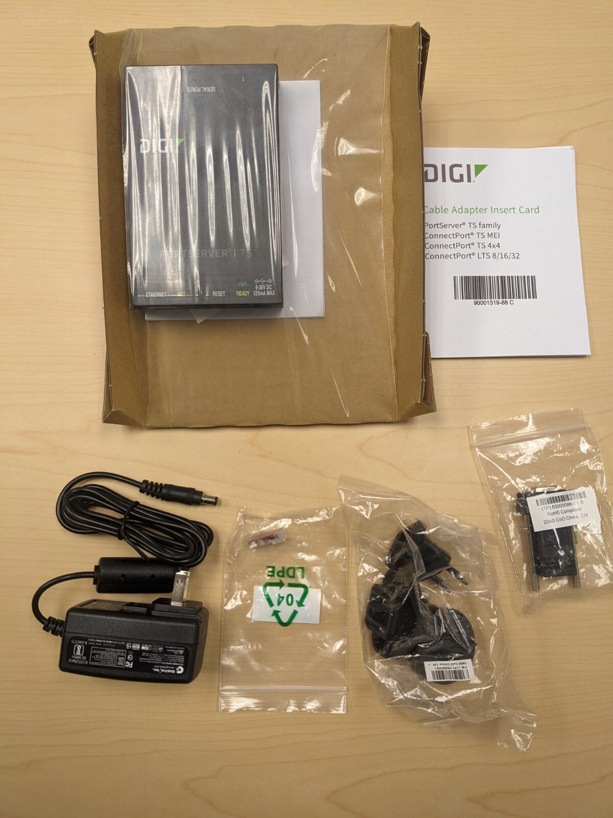 Portserver Ts 4PORT RS-232 Serial to Ethernet Device Server 70002045
