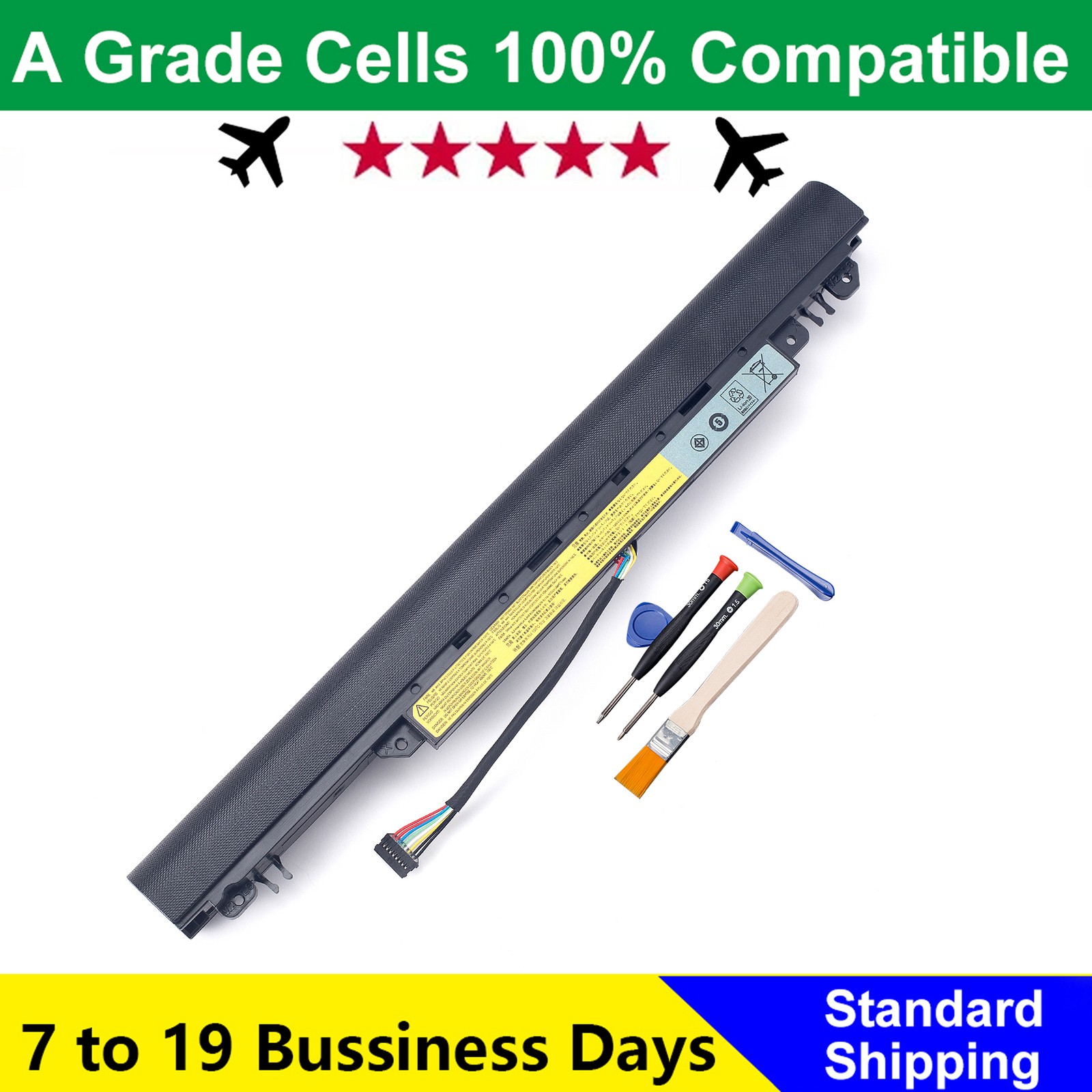 24WH Battery For Lenovo Ideapad 110-15ACL 110-14AST 110-15IBR L15C3A03 L15L3A03