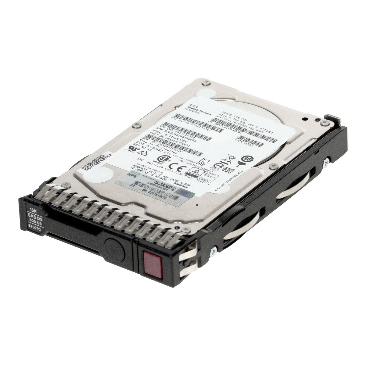 HARD DRIVE HP 875217-001 870792-001 EH000300JWHPL 300GB 15K 128MB SAS-3 2.5''