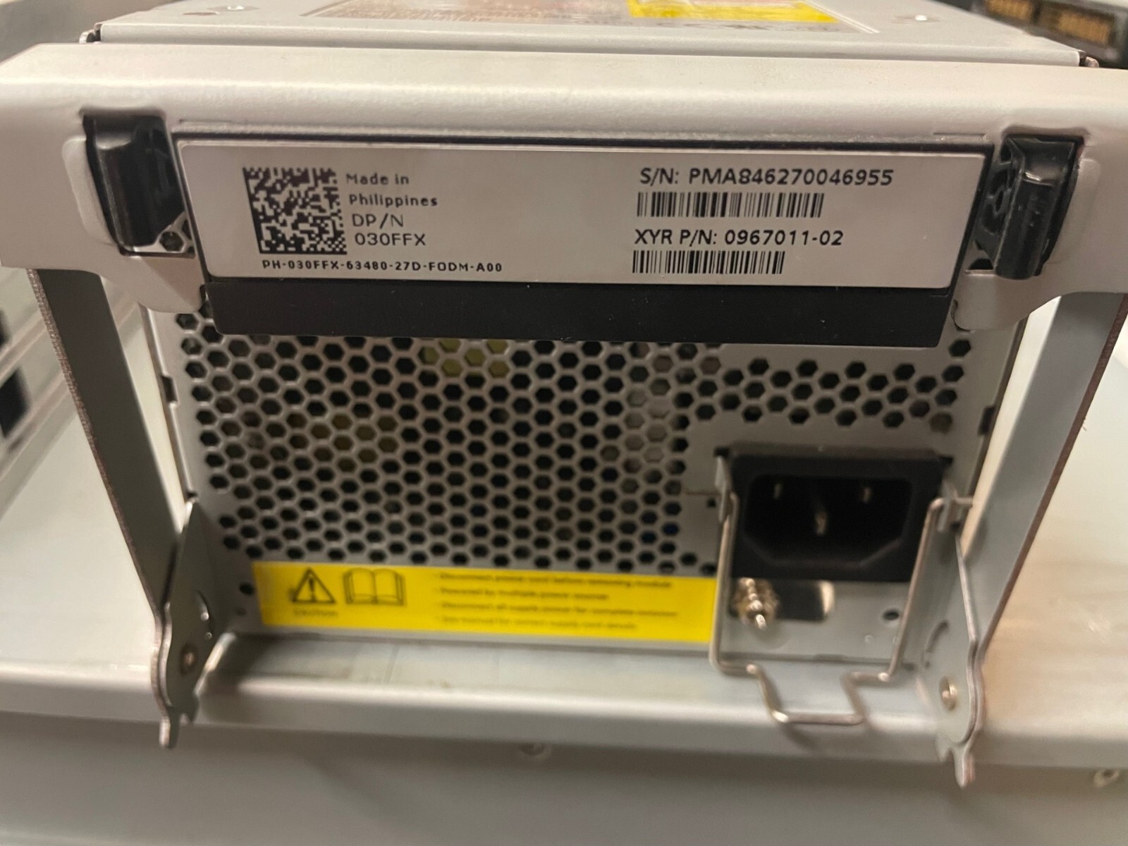 Dell Equallogic 030ffx 6500 6510 Power Supply RS-PSU-450-4835-AC-1 30FFX