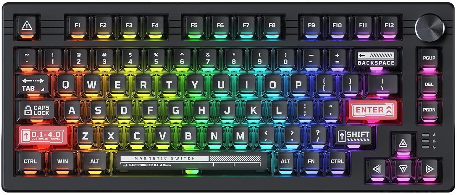 DAREU EK75RT Hall Effect Rapid Trigger Mechanical Keyboard - 75% Layout - NIB
