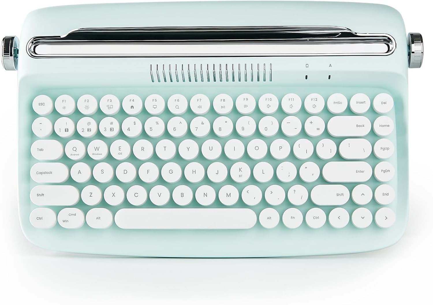 YUNZII ACTTO RETRO MINI BLUETOOTH B303 Wireless Typewriter Keyboard Sweet Mint 