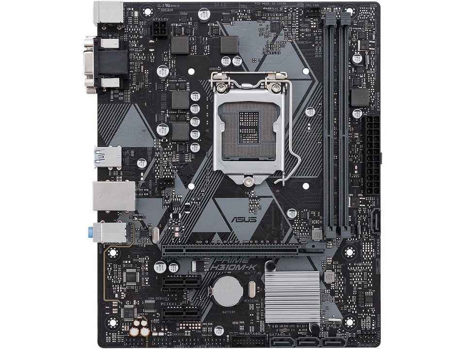 Prime H310M-F/K ASUS LGA1151 DDR4 VGA DVI mATX Motherboard Supports 8/9th Gen