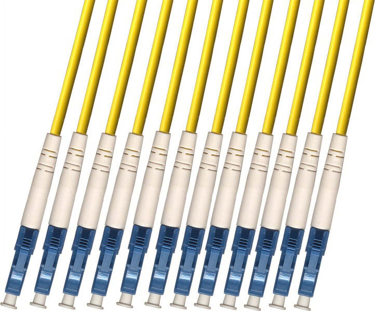 Direct Burial Outdoor LC 12 Strand Fiber Optic Cable Singlemode 9/125 75M