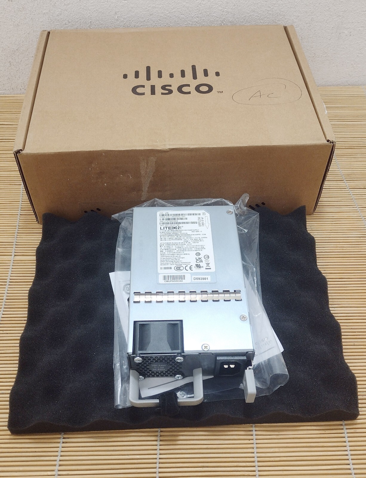 NEW Cisco PWR-CC1-250WAC C8300 1RU 250W AC Power supply NEW Other no labels