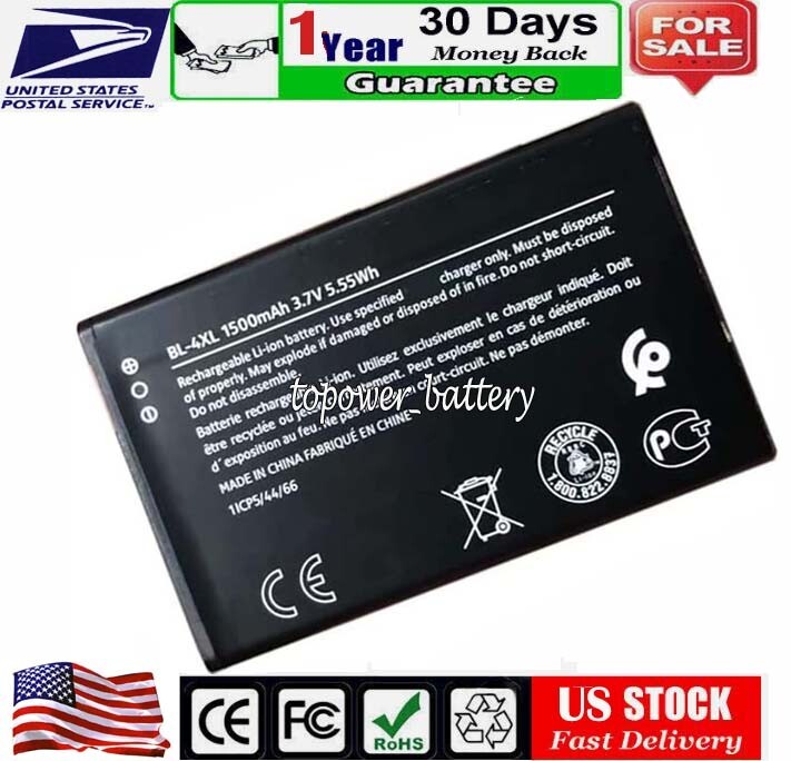 Replacement battery BL-4XL for Nokia 6300 4G TA-1287 / 8000 4G BL4XL TA-1279 USA