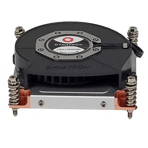 Dynatron Q3 1U Double Ball Bearing 125W 4-Pin PWM LGA1851 LGA1700 12V CPU Cooler