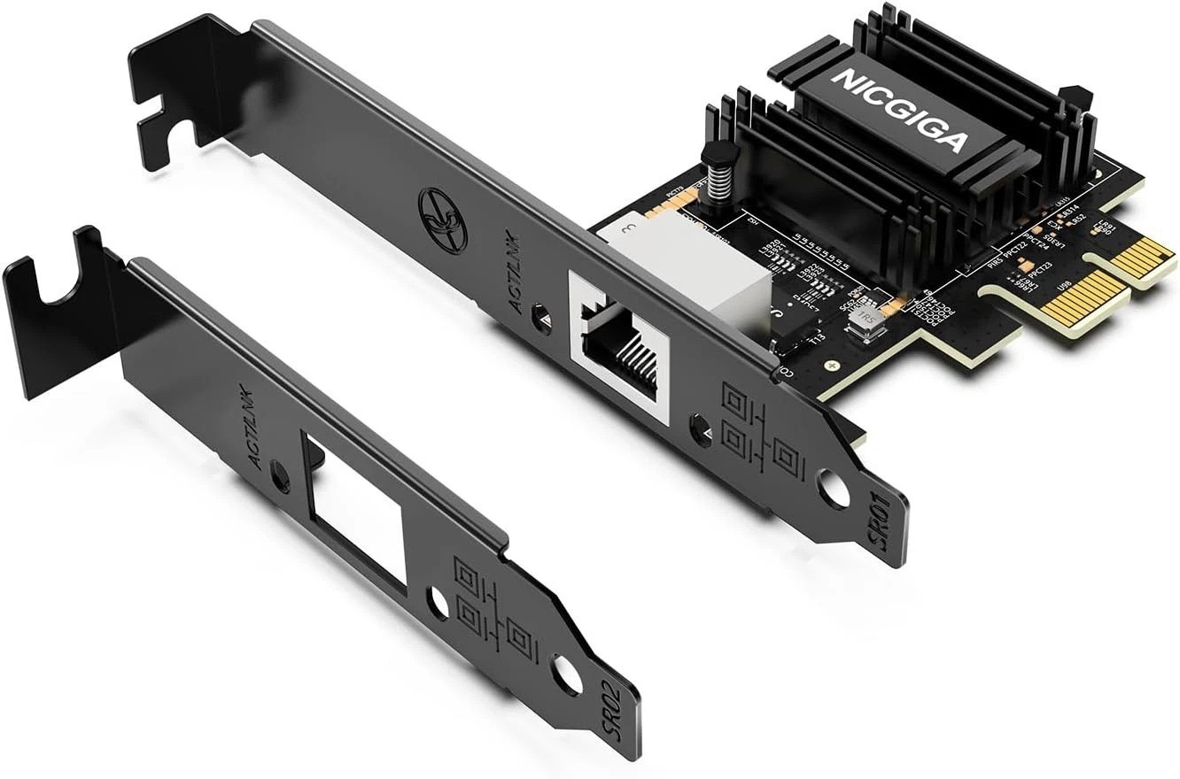 10Gb PCIe 4.0 Network Card - Realtek Ethernet Adapter for High-Speed Gaming