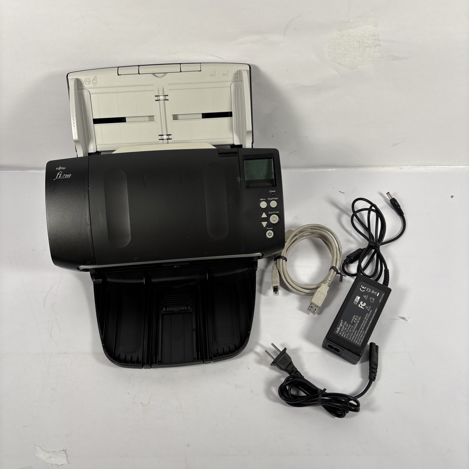 Fujitsu fi-7160 ADF Desktop Scanner - PA03670-B085 - Cracked Glass