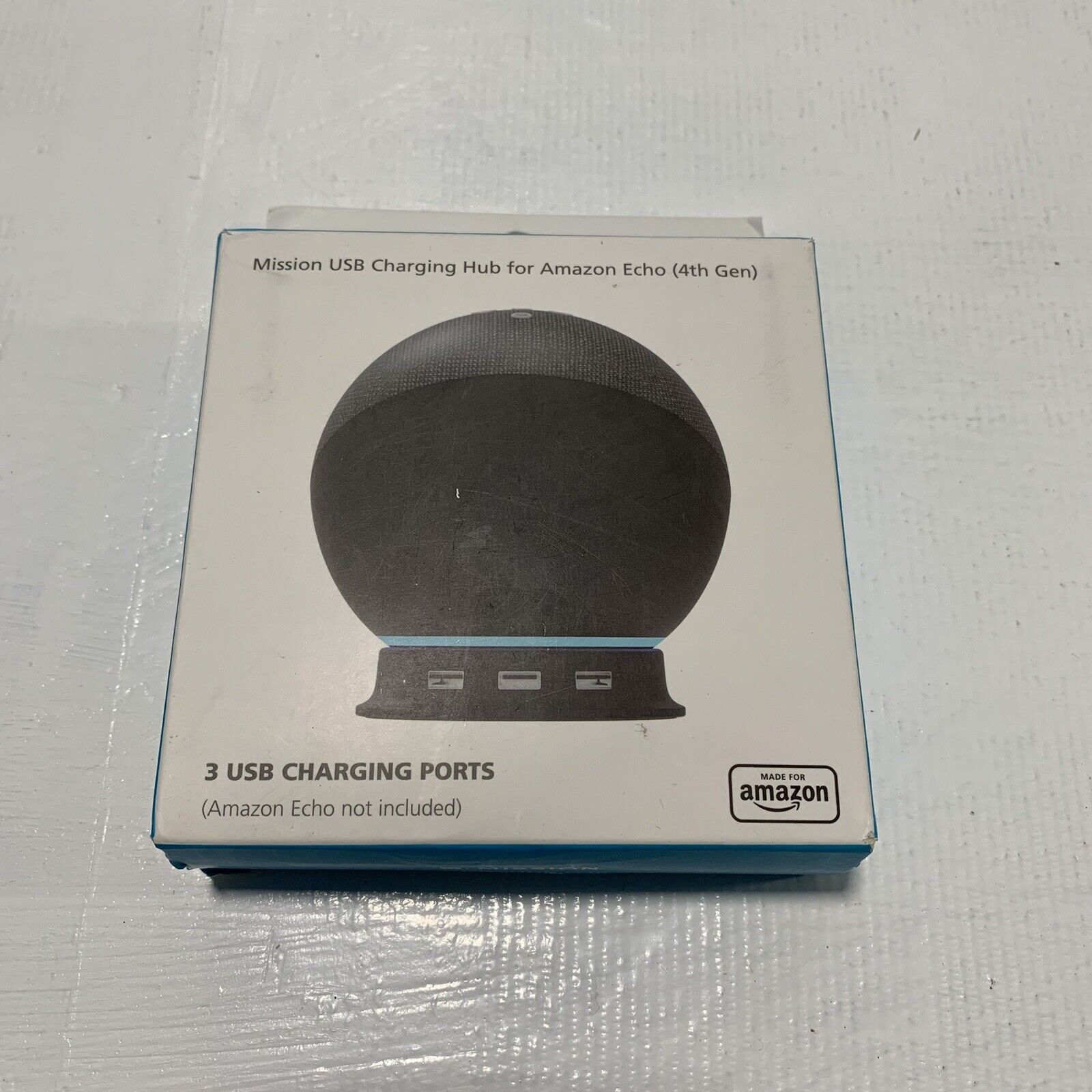 Mission USB Charging Hub for Amazon Echo (4th Gen)