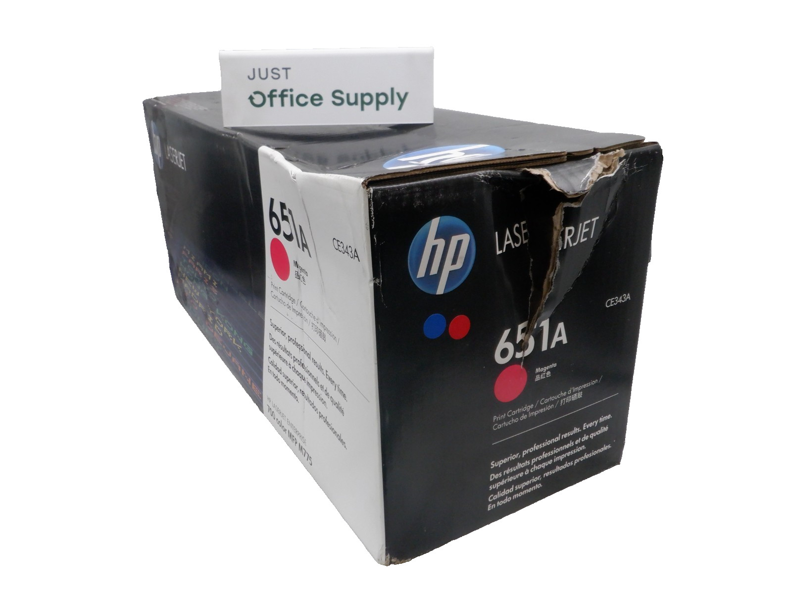 Genuine HP 651A Magenta CE343A Print Toner Cartridge  DD