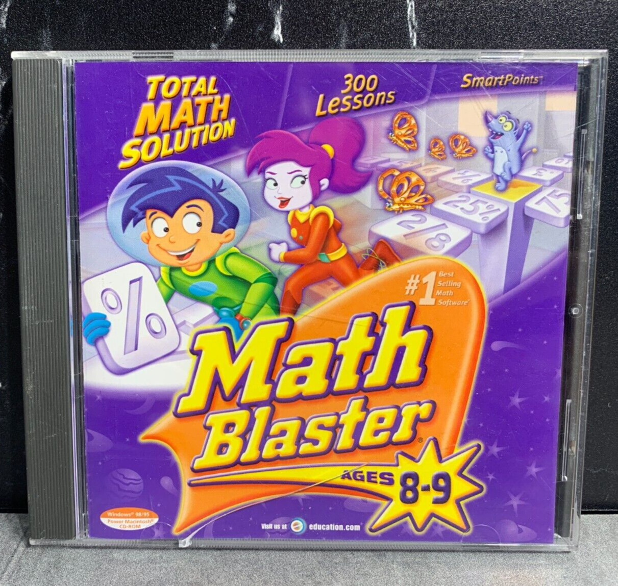 Math Blaster: Total Math Solution - 300 Lessons - Ages 8 To 9 - Smartpoints 2000