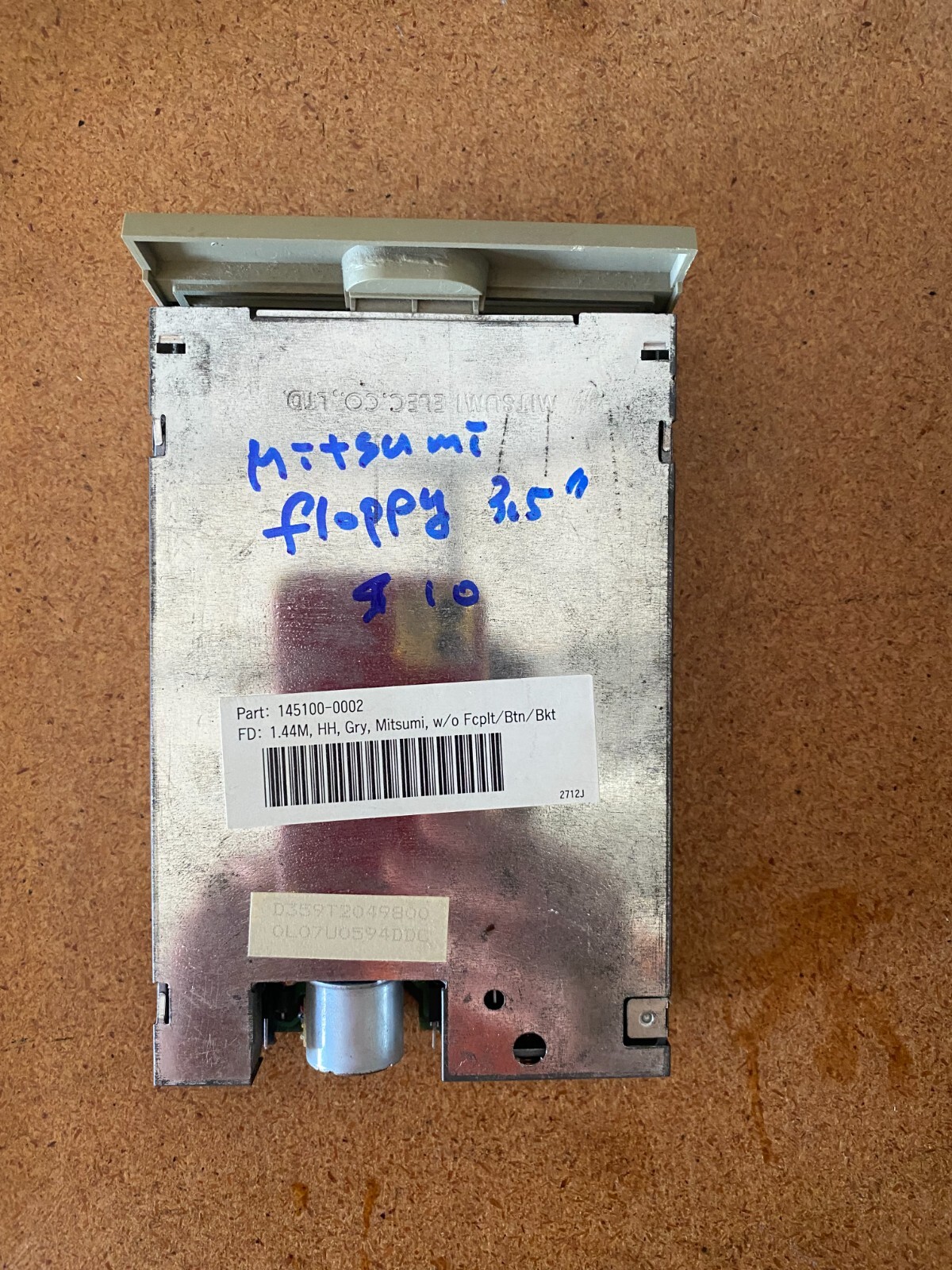 Newtronics MITSUMI D359T2 3.5” 1.44MB Floppy Disk Drive Part 145100-0002