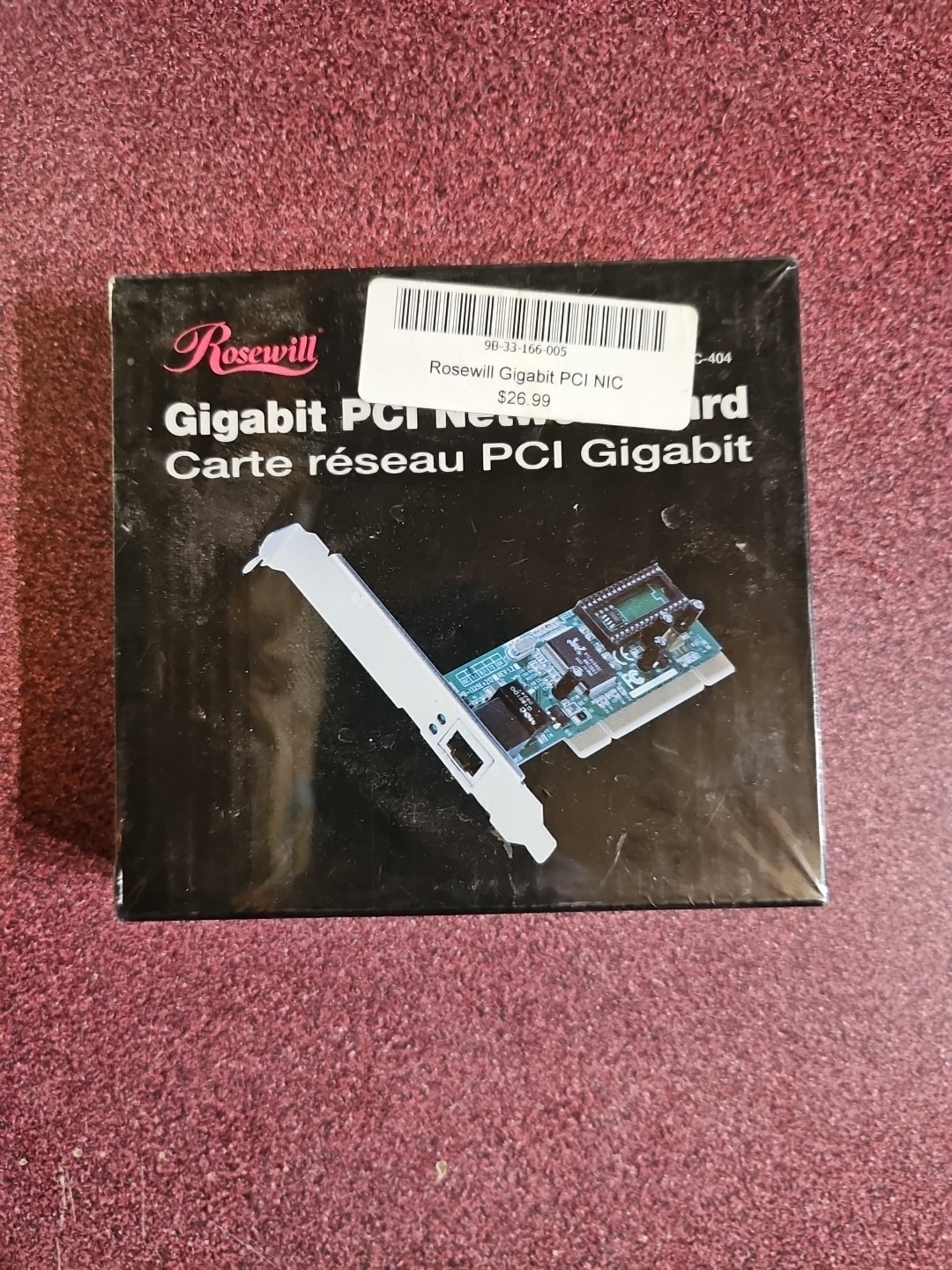Brand NEW Rosewill RC-404 - PCI Ethernet Network  Card - 10 / 100 / 1000 Mbps