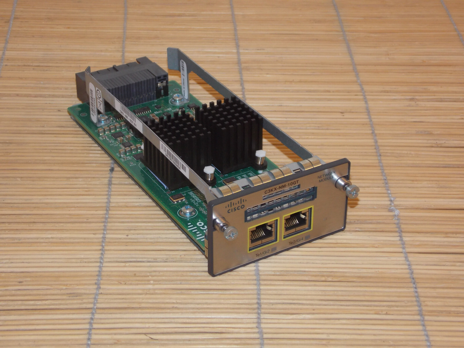 Cisco C3KX-NM-10GT Two 10GB-T ports network for 3560-X 3750-X Catalyst switches 