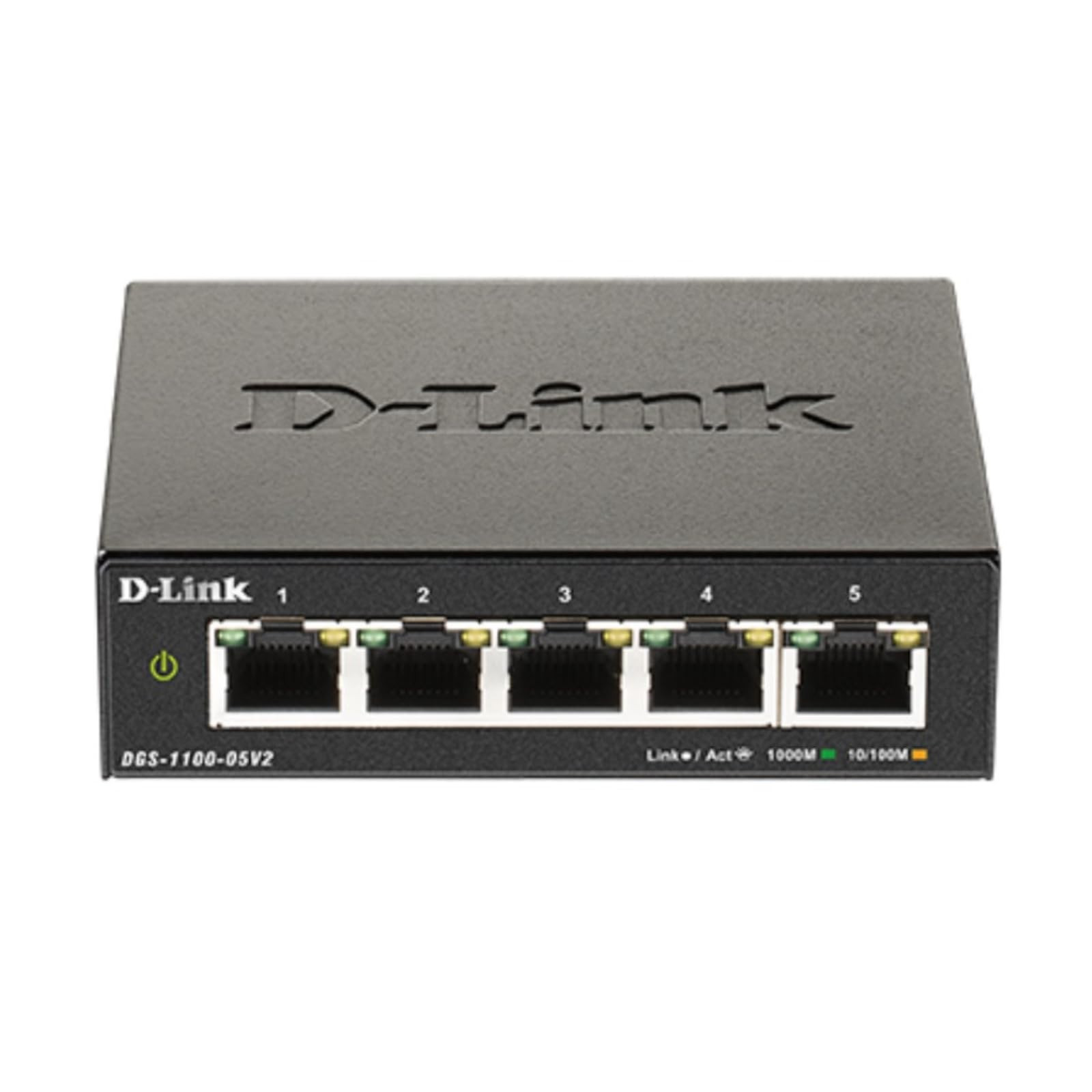 D-Link DGS 1100 05V2 5 Port Gigabit Smart Managed Switch Compact Energy Effic...