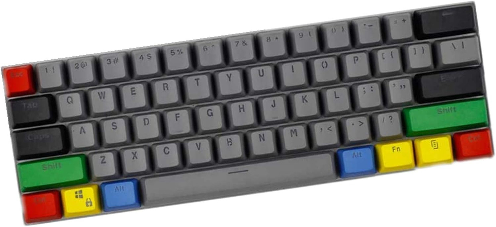 61 Key Layout OEM Profile PBT Thick Keycaps for 60% Mechanical Keyboard