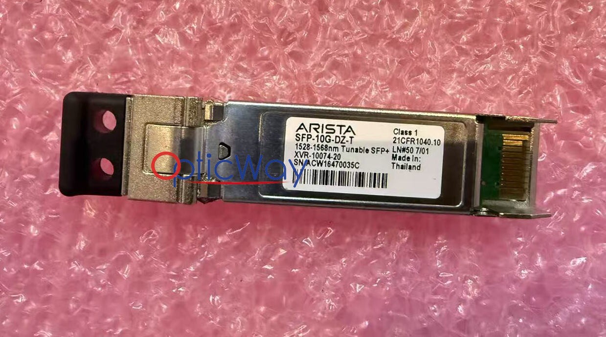 ARISTA  XVR-10074-20  SFP+ 10G Tunable C-Band DWDM 80km SMF LC SFP-10G-DZ-T